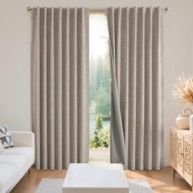 Blackout Curtains for Bedroom - Natural Linen Curtains 52